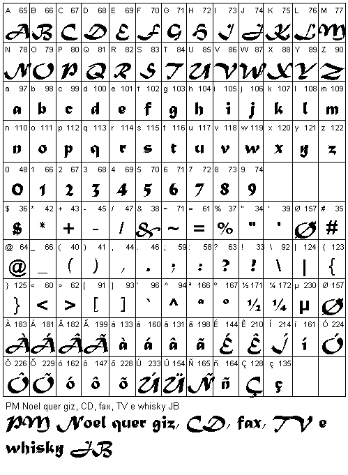 Matura MT Script Capitals (35897 Bytes)